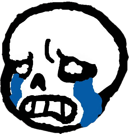 sans_cry emote for Discord