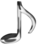 silver_musicnote emote for Discord