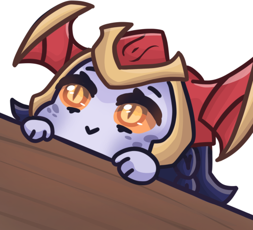 Shyvana_peek emote for Discord
