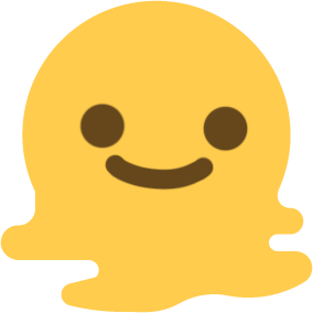 DerpyMeltingSmile emote for Discord