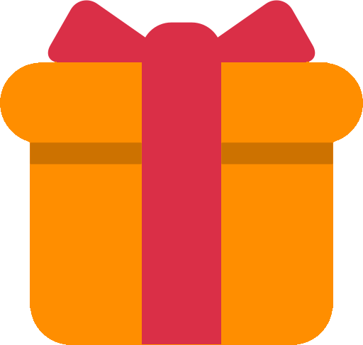 Orange_Gift emote for Discord