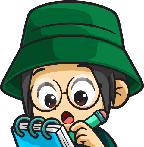 BucketHatNotes emote for Discord