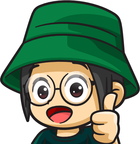 BuckethatThumbUp emote for Discord