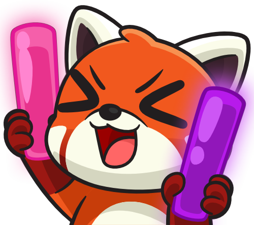 RedPandaRave emote for Discord