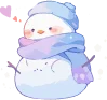 snowman emote for Discord