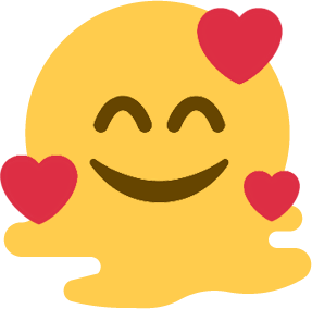 Melting_Smiling_Hearts emote for Discord