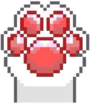 pixel_redpaw emote for Discord