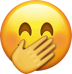blush_hand_over_mouth emote for Discord