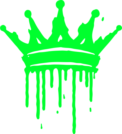 Neon_Green_Crown emote for Discord