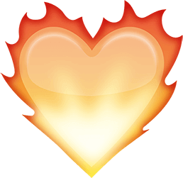 burning_heart emote for Discord