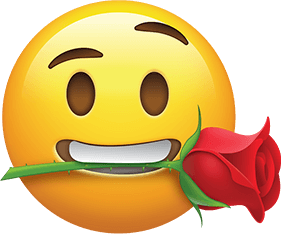 rose_in_mouth emote for Discord