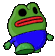 pepo_walking emote for Discord