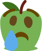 Apple_puking emote for Discord