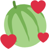 LoveMelon emote for Discord