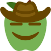 Cool_apple emote for Discord