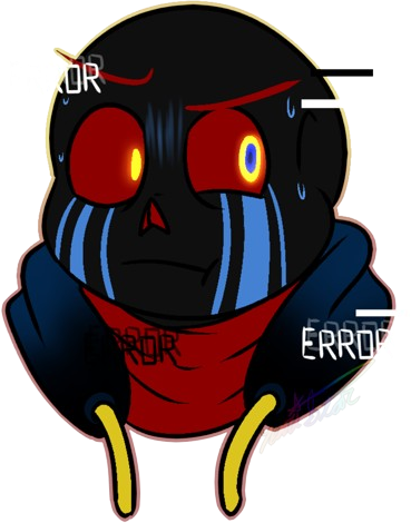Error_sans_anxious emote for Discord