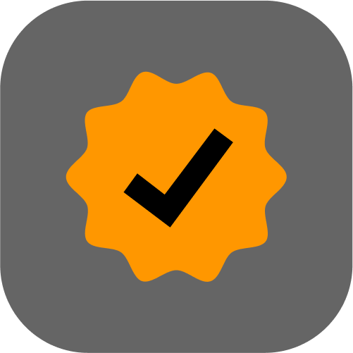 verified_orange emote for Discord