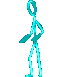 Cyan_stickman emote for Discord