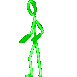 Green_stickman emote for Discord
