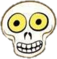weird_skull emote for Discord