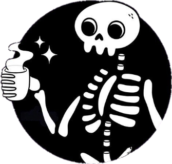 coffee_addict_skeleton emote for Discord
