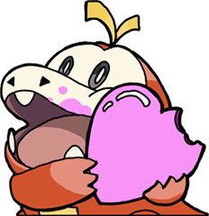 fuecoco_heart emote for Discord