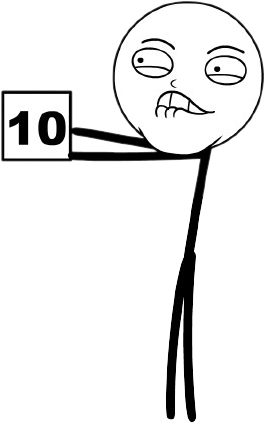 10outof10 emote for Discord