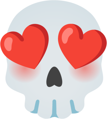 Skull_Hearts emote for Discord