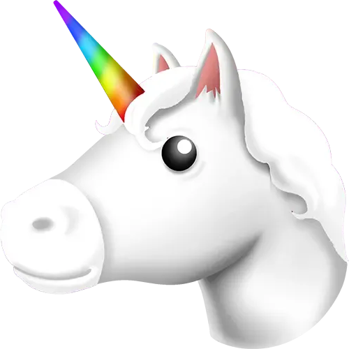 White_Unicorn emote for Discord