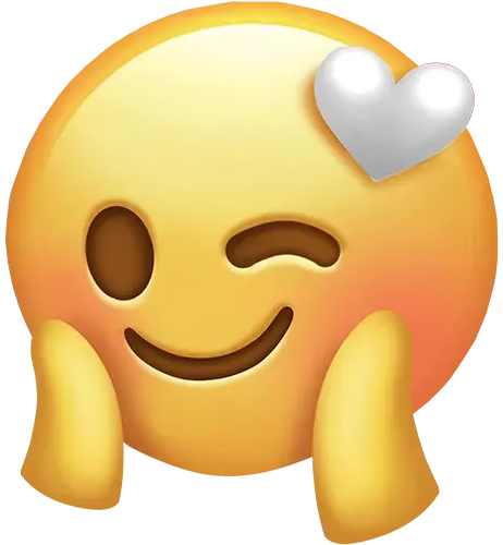 Blush_Wink emote for Discord