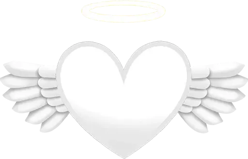 White_Angel_Heart emote for Discord