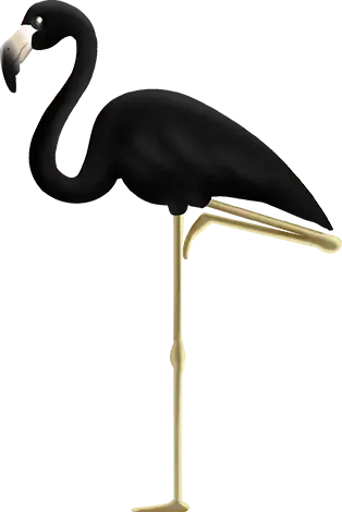 Black_Flamingo emote for Discord