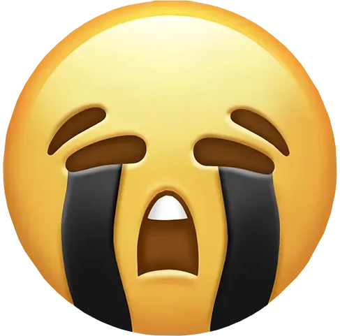 Black_Sob emote for Discord