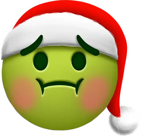 Christmas_Sick emote for Discord