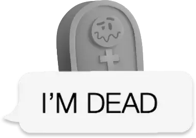 Im_Dead emote for Discord