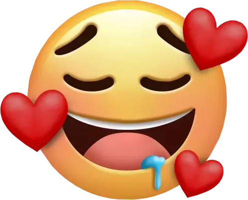 Hearts_Flustered emote for Discord
