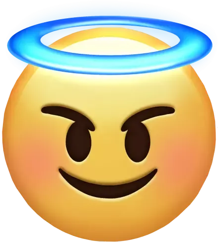 Evil_Smile_Halo emote for Discord