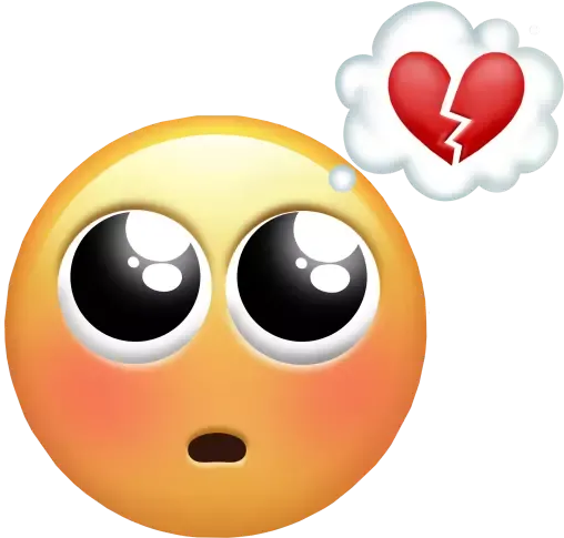 Pleading_Broken_Heart emote for Discord