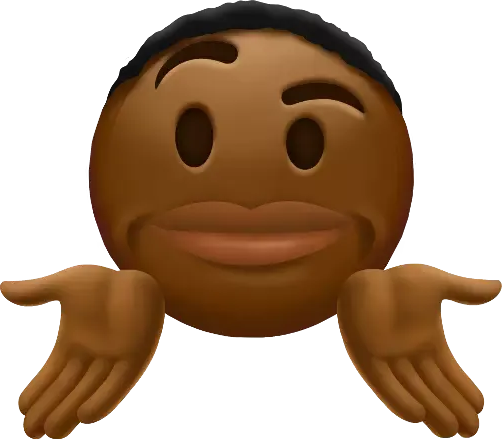 Black_Shrug emote for Discord