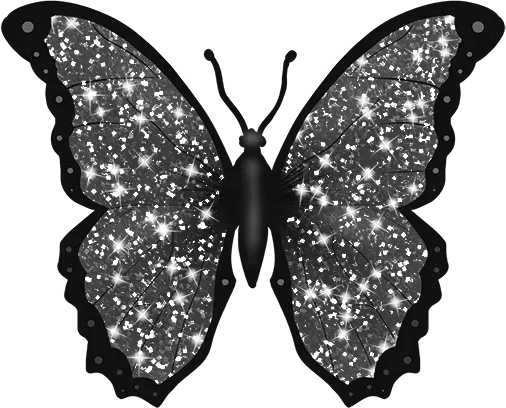 Black_Sparkle_Butterfly emote for Discord