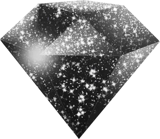 Black_Sparkle_Diamond emote for Discord