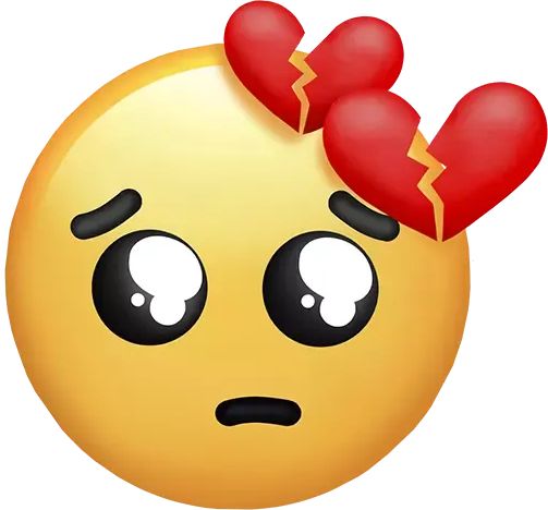 Pleading_Broken_Heart emote for Discord