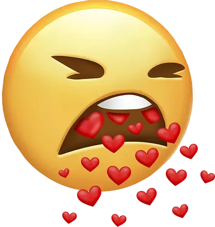 Hearts_Barf emote for Discord
