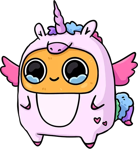 Costume_Unicorn emote for Discord