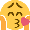 suprised_kiss emote for Discord