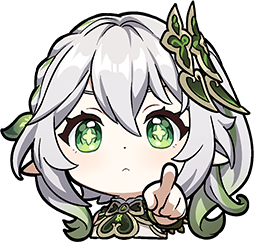 Nahida_Point emote for Discord