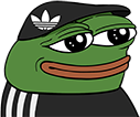 pepega_adidas emote for Discord
