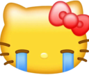 hellokitty_sob emote for Discord