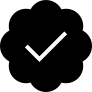 BlackVerifiedBadge emote for Discord