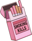 Pinkcigarettepack emote for Discord